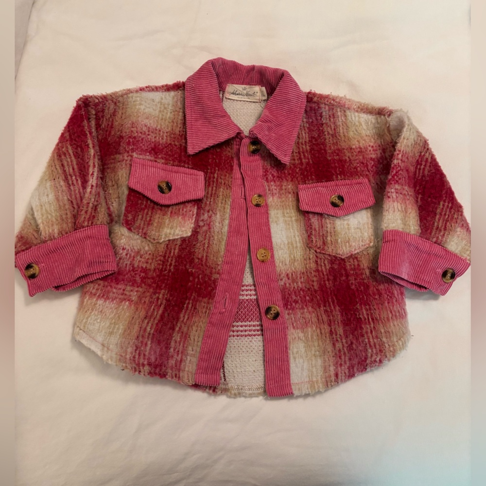 Marie Nicole Plaid Shacket